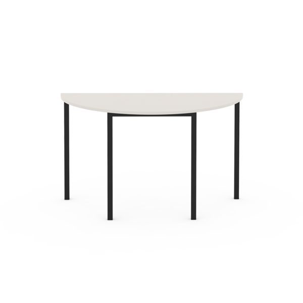 student table half round shape by AMD Commercial Furniture