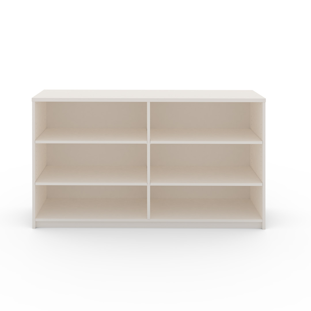 bookcase lowline melamine top over 900 height