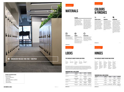 Yarra Valley Water Locker fit outs by AMD Furniture